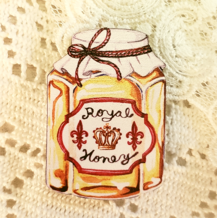 Honey Jar Brooch