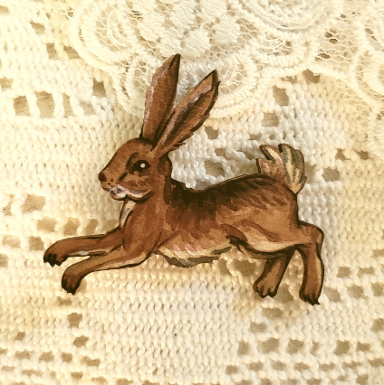 Rabbit Brooch
