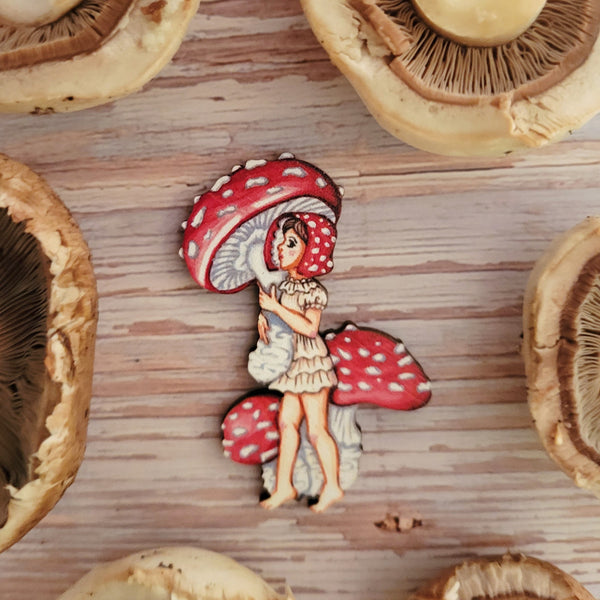 Little Miss Fly Agaric Brooch